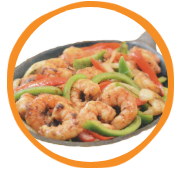shrimp fajitas